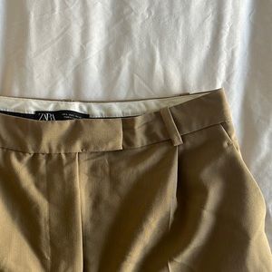 Zara Pleated Straight Leg Pants